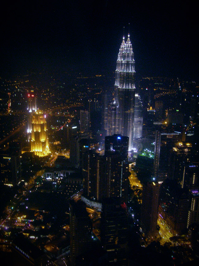 Petronas Towers from the KL Tower