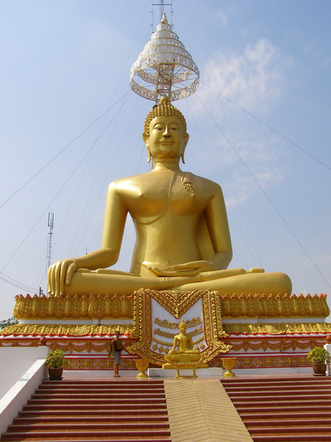 Huge Buddha sculpture