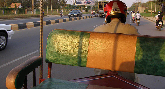 Our first Tuktuk ride in South East Asia!