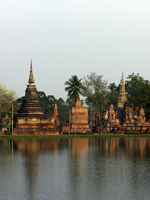 Temples and a moat