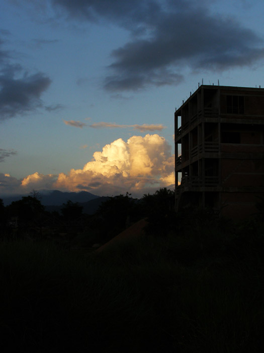 Bright cloud in Vang Vieng