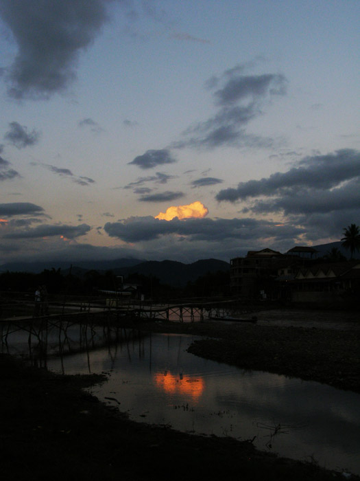 Bright cloud in Vang Vieng