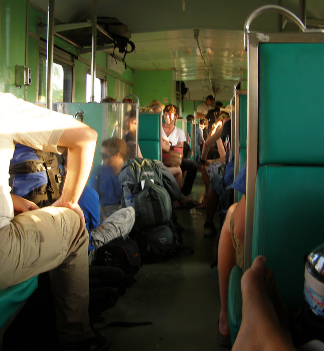 The train between Laos and Thailand