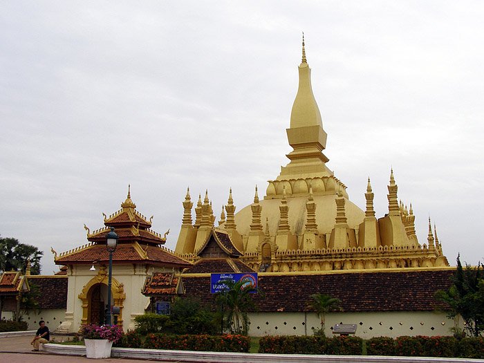 The Golden Stupa, Vientiane, Laos