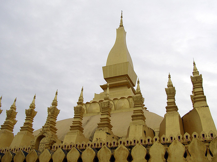 Close-up of the Golden Stupa, Vientiane