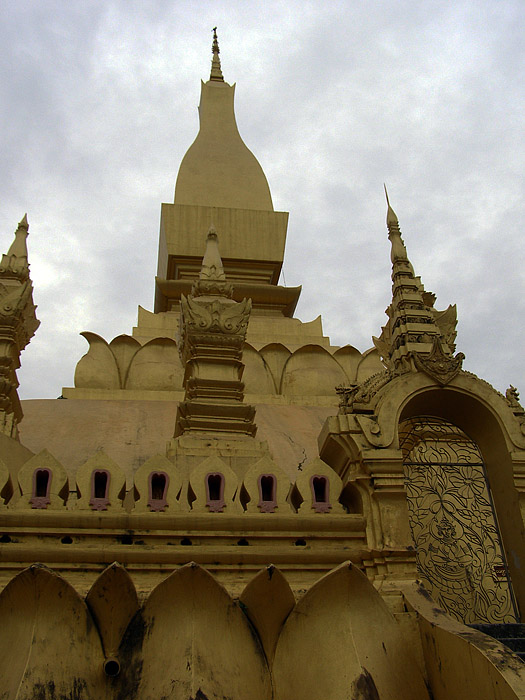 Entrance gate to the Golden Stupa interior